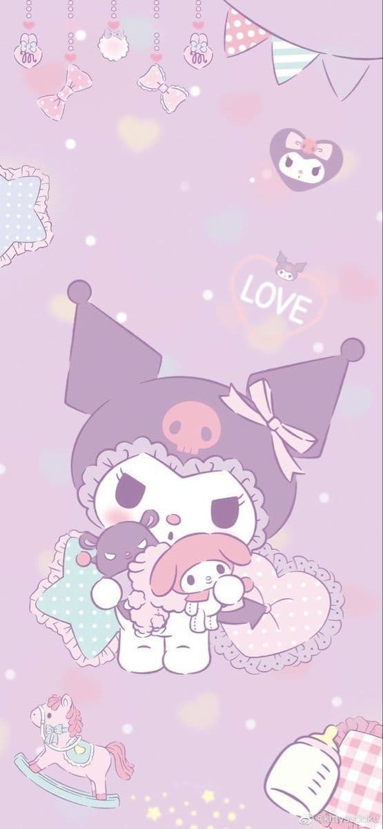 Kuromi Móvil Sueños - Fondo de Pantalla Kuromi Móvil