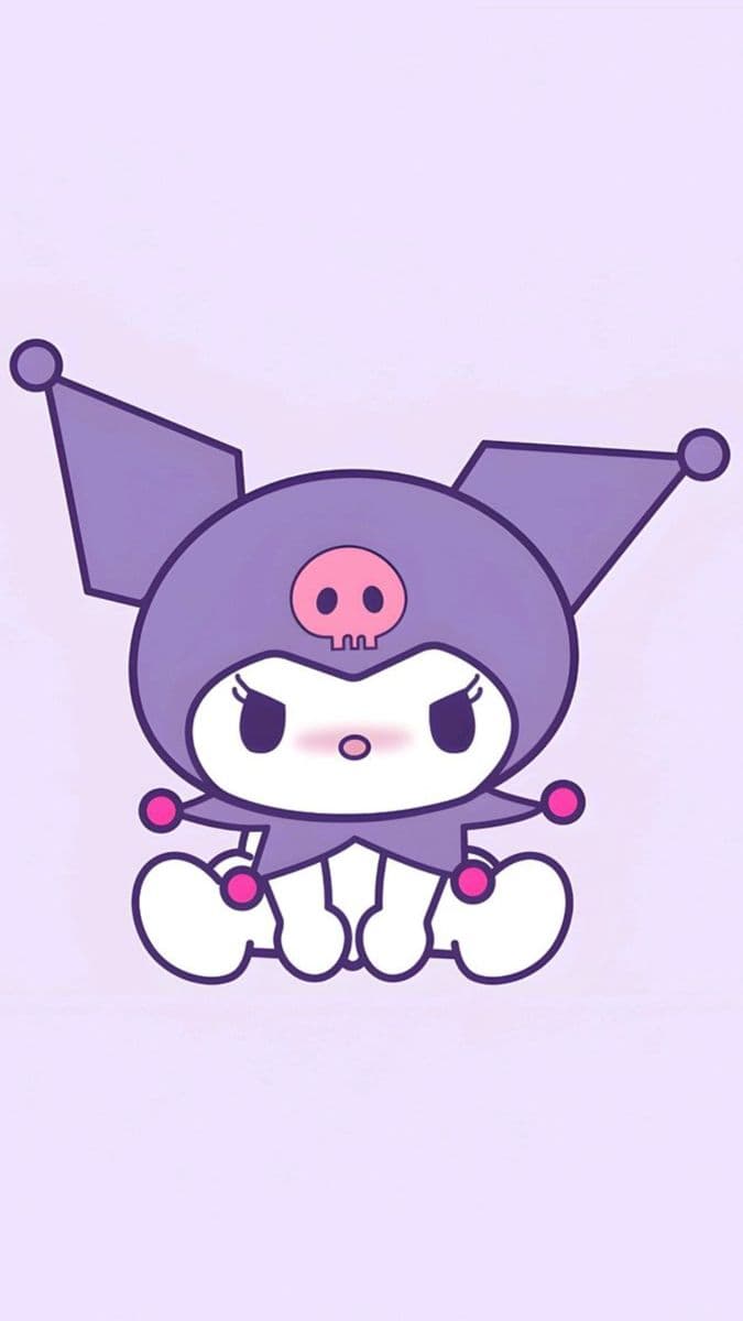 Kuromi Móvil Simple - Fondo de Pantalla Kuromi Móvil