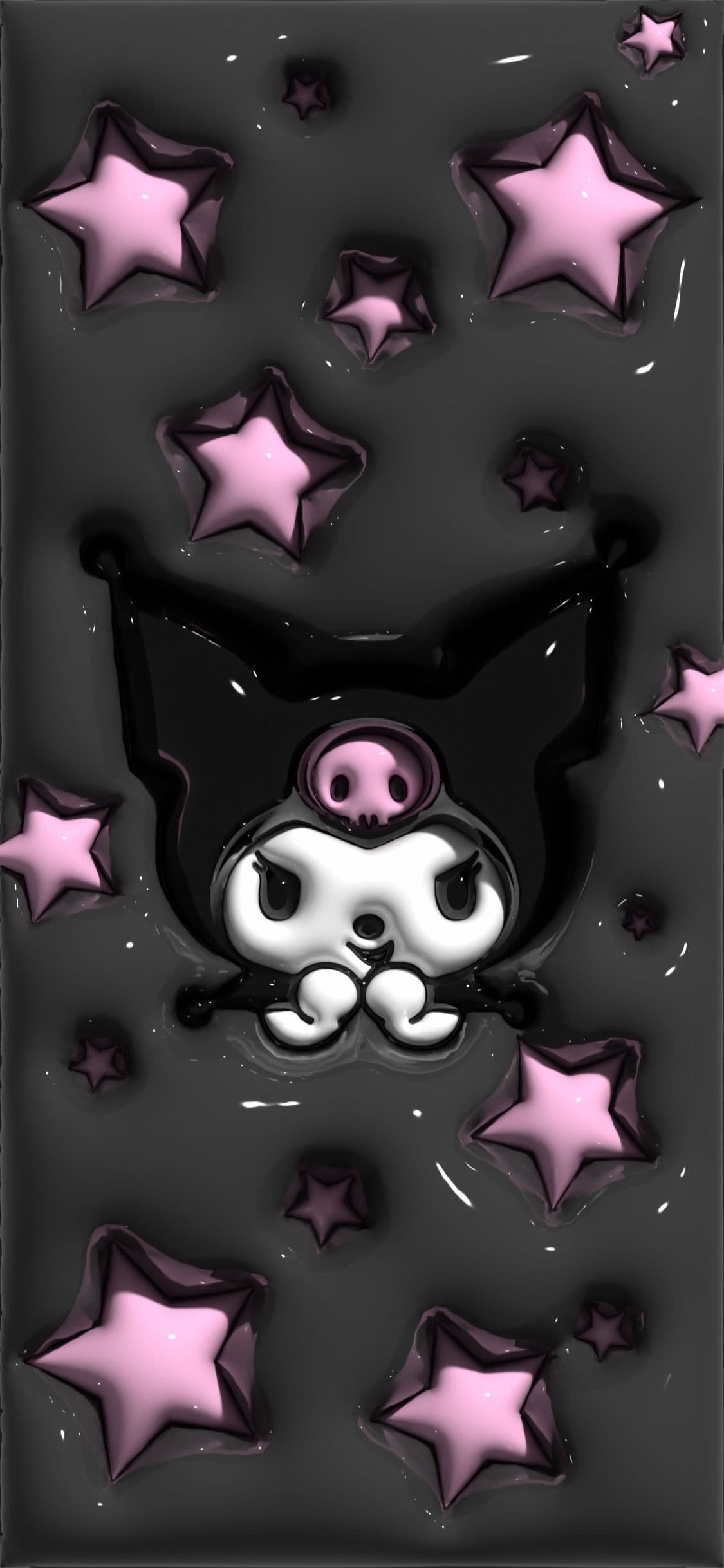 Kuromi Móvil iPhone - Fondo de Pantalla Kuromi Móvil